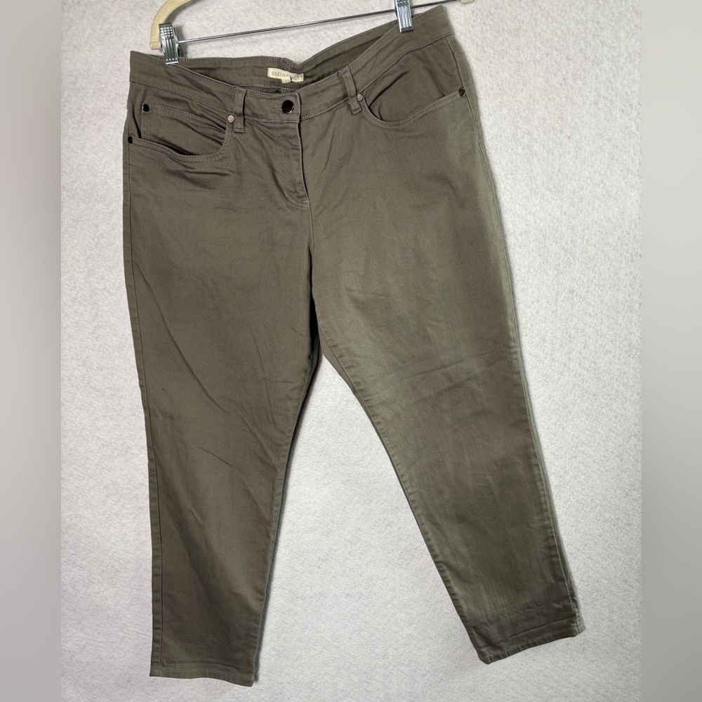 Eileen Fisher Gray Jeans Size Large